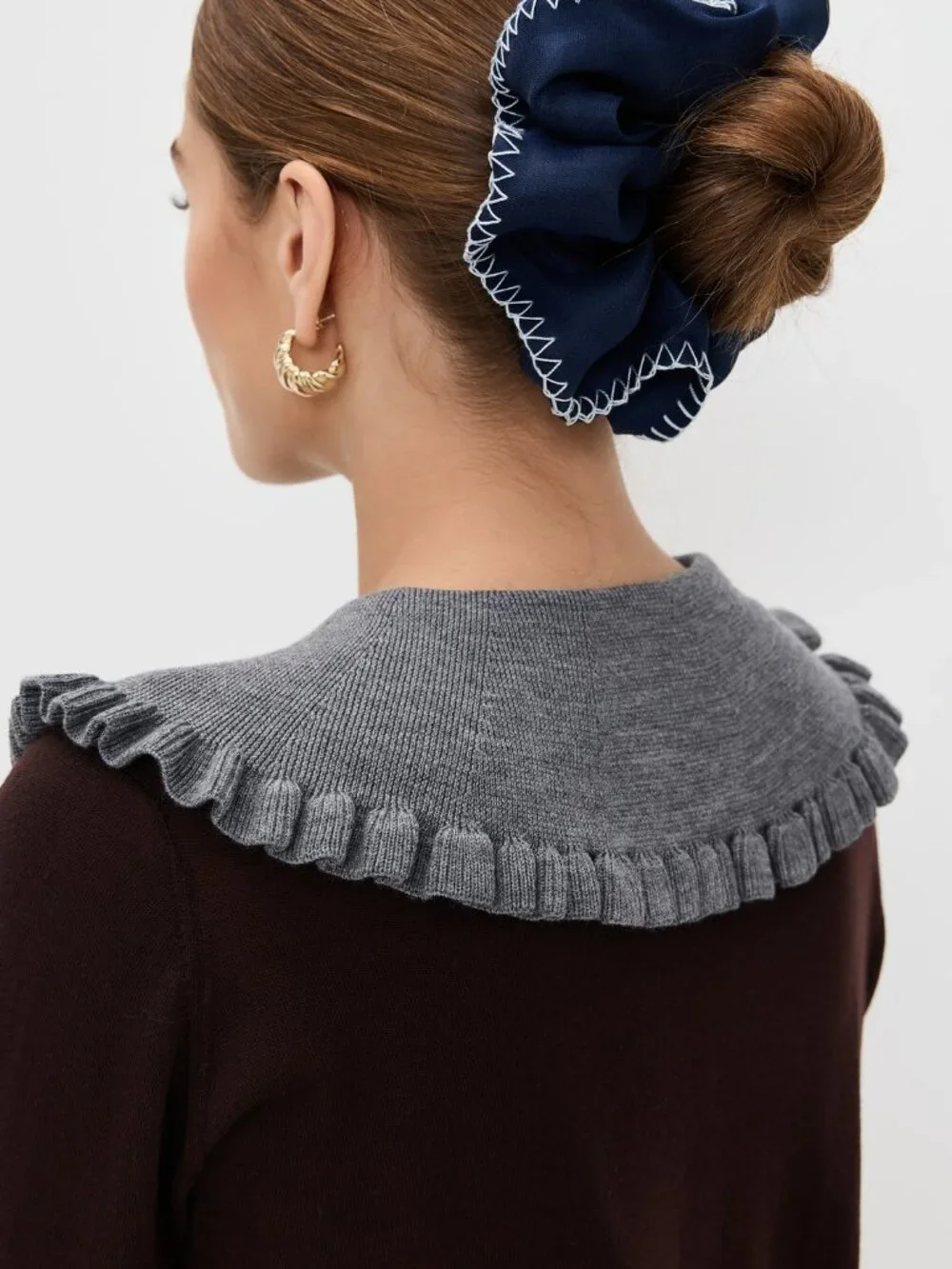 LELET NY Erin Whipstitch Scrunchie